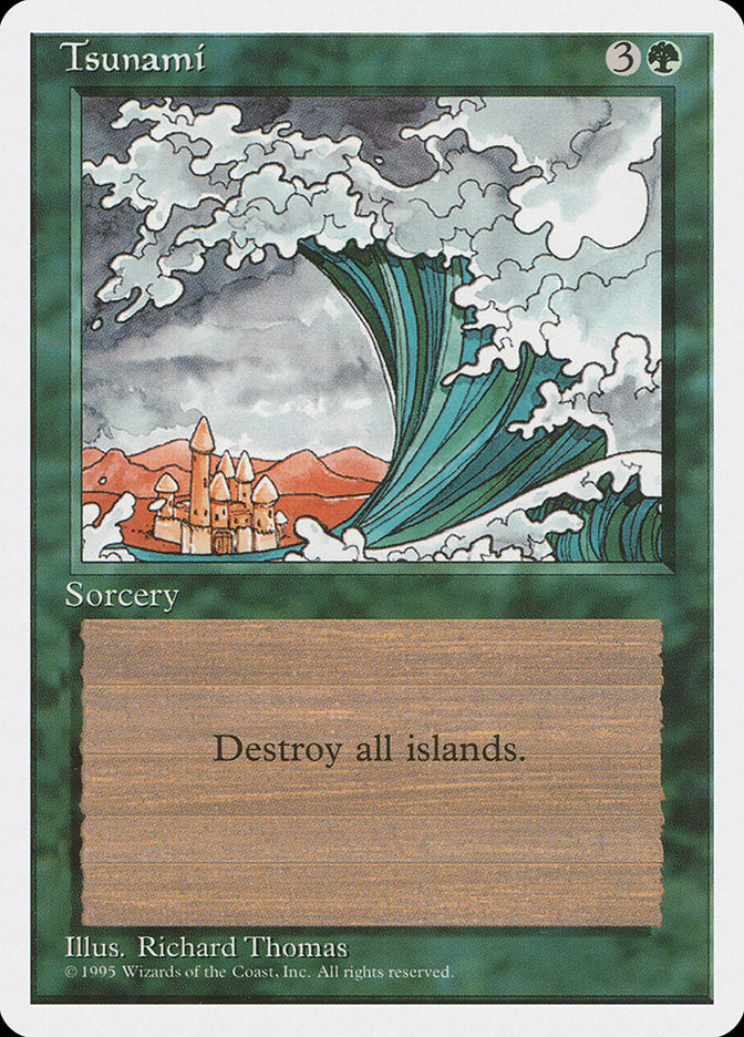 Tsunami [Fourth Edition] Magic: The Gathering