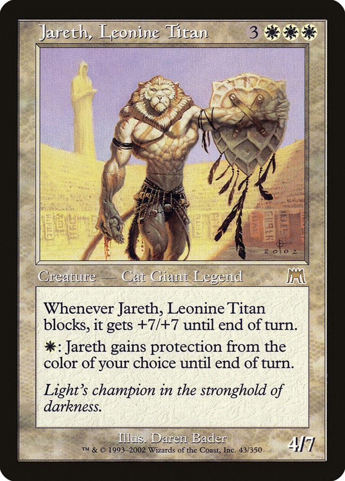 Jareth, Leonine Titan [Onslaught] Magic: The Gathering