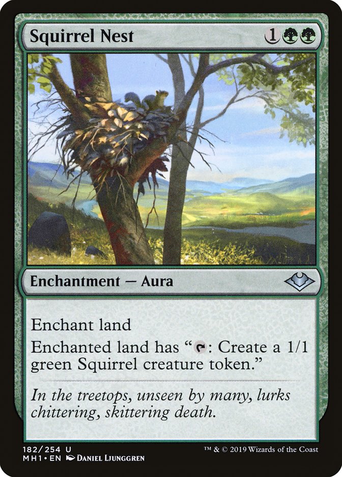 Squirrel Nest [Modern Horizons] Magic: The Gathering