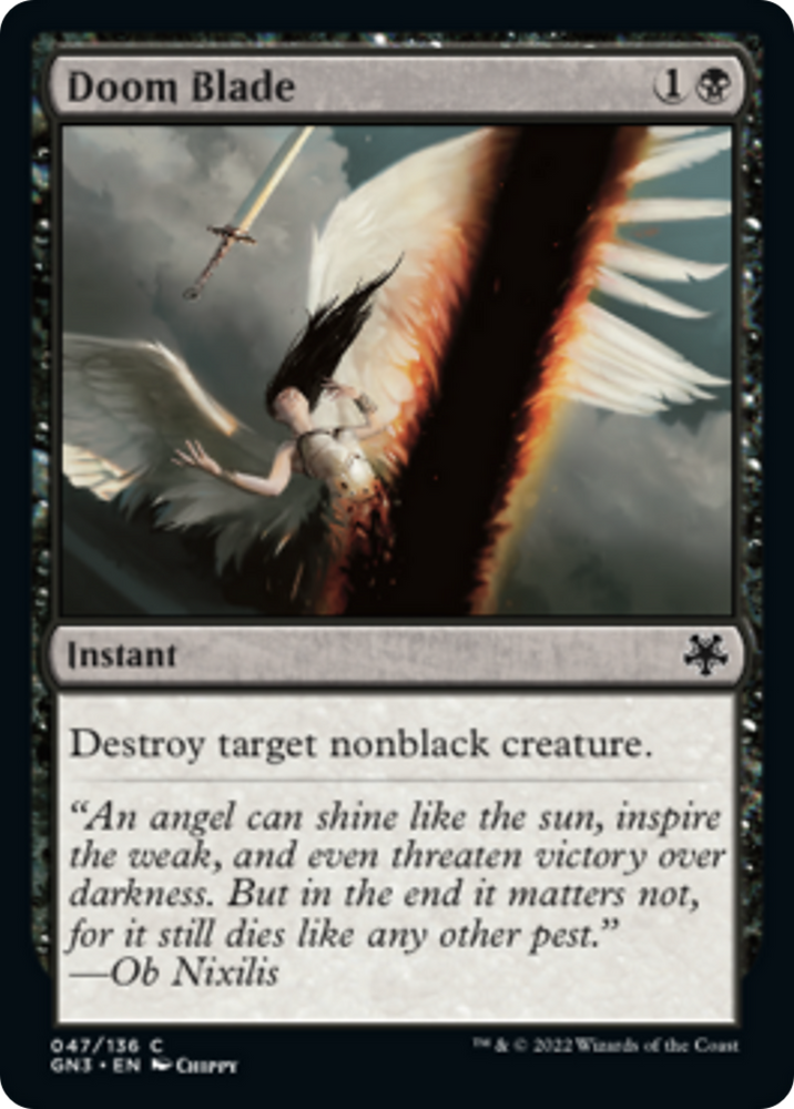 Doom Blade [Game Night: Free-for-All] Magic: The Gathering
