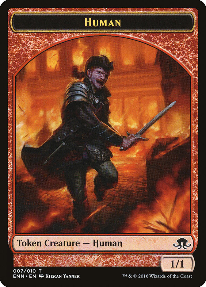 Human Token [Eldritch Moon Tokens] Magic: The Gathering