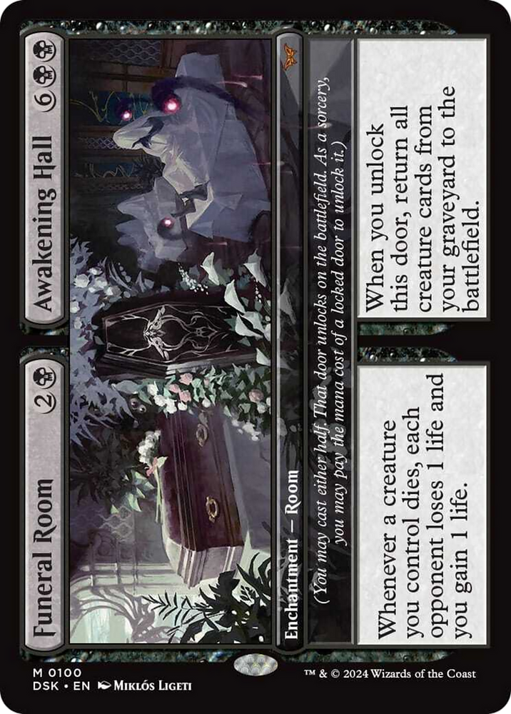 Funeral Room // Awakening Hall [Duskmourn: House of Horror] Magic: The Gathering