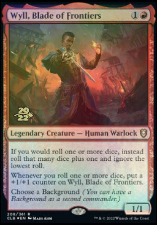 Wyll, Blade of Frontiers [Commander Legends: Battle for Baldur's Gate Prerelease Promos] Magic: The Gathering