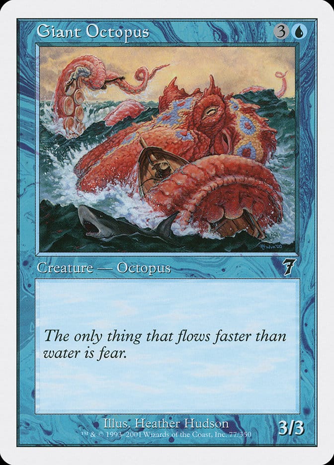 Giant Octopus [Seventh Edition] Magic: The Gathering