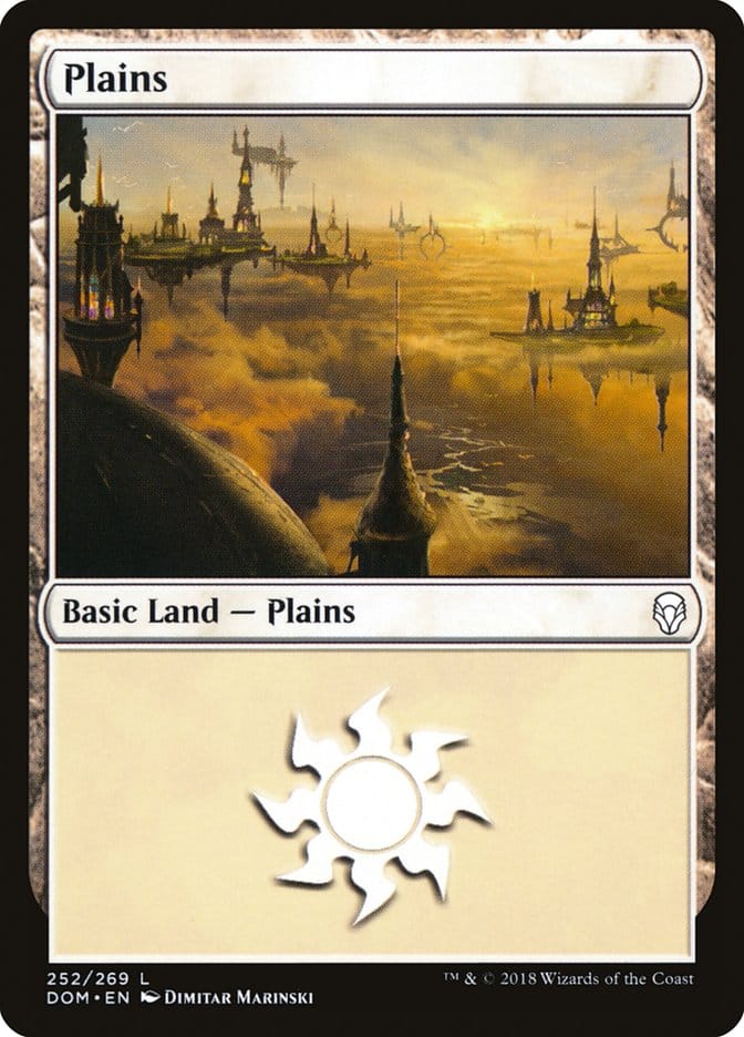 Plains (252) [Dominaria] Magic: The Gathering