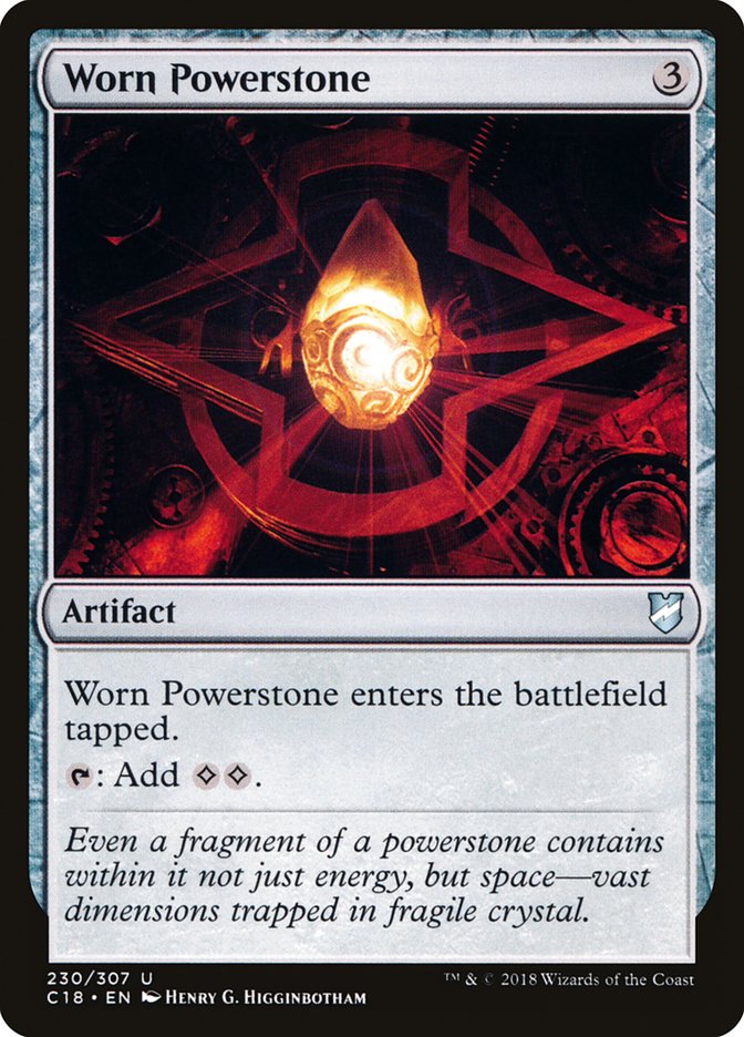 Worn Powerstone [Commander 2018] Magic: The Gathering