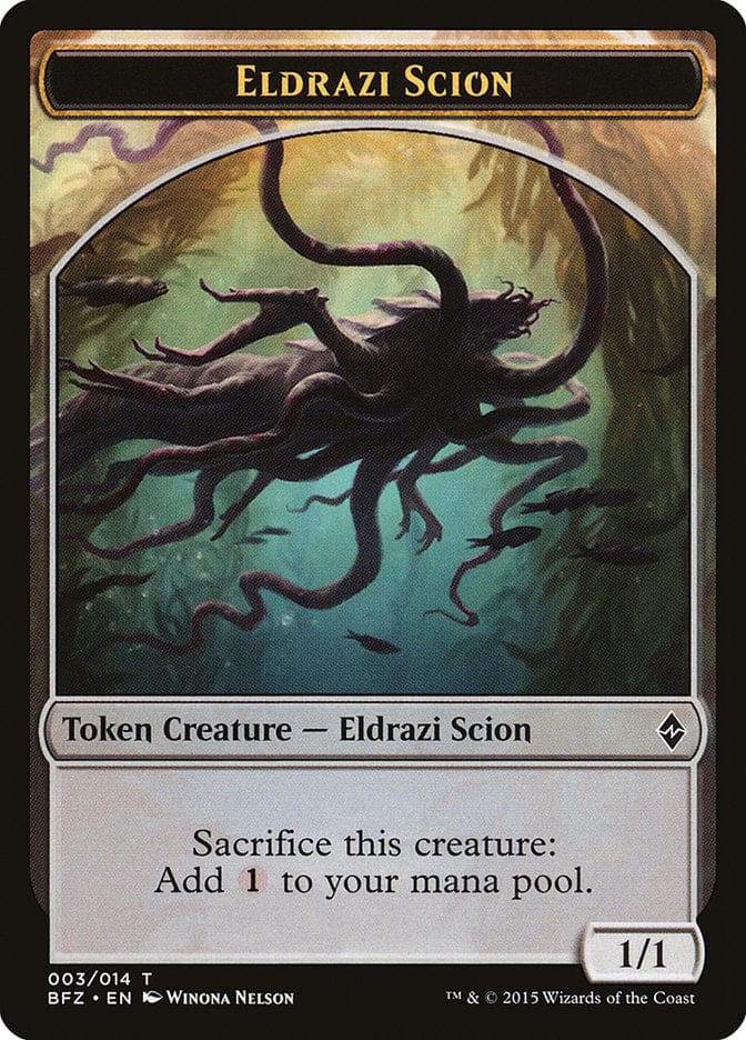 Eldrazi Scion Token (003/014) [Battle for Zendikar Tokens] Magic: The Gathering