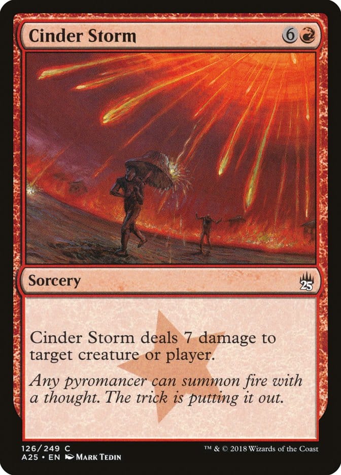 Cinder Storm [Masters 25] Magic: The Gathering