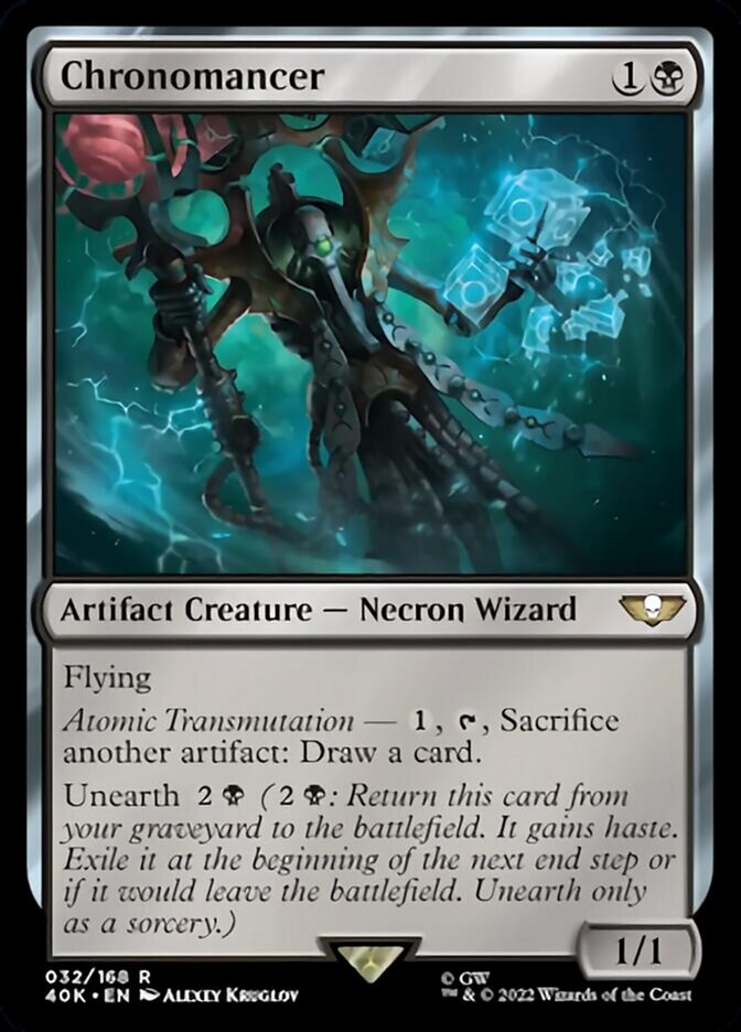 Chronomancer (Surge Foil) [Warhammer 40,000] Magic: The Gathering