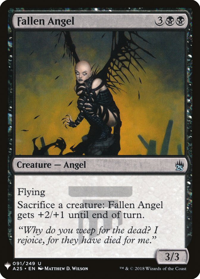Fallen Angel [Mystery Booster] Magic: The Gathering