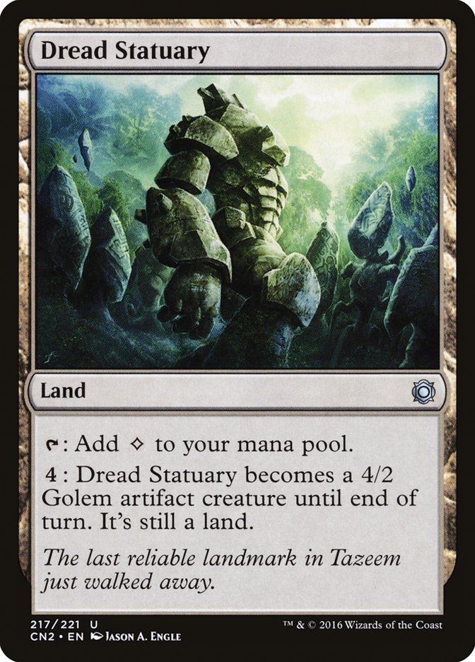 Dread Statuary [Conspiracy: Take the Crown] Magic: The Gathering