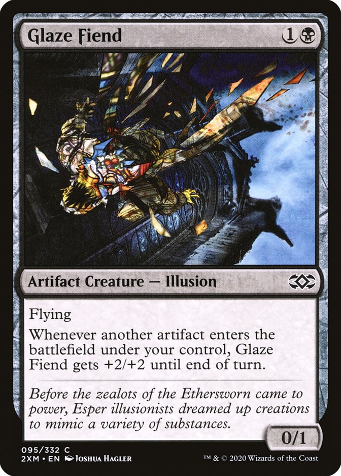Glaze Fiend [Double Masters] Magic: The Gathering