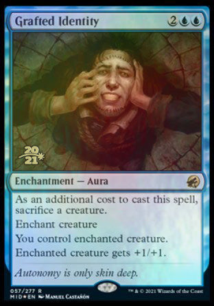 Grafted Identity [Innistrad: Midnight Hunt Prerelease Promos] Magic: The Gathering
