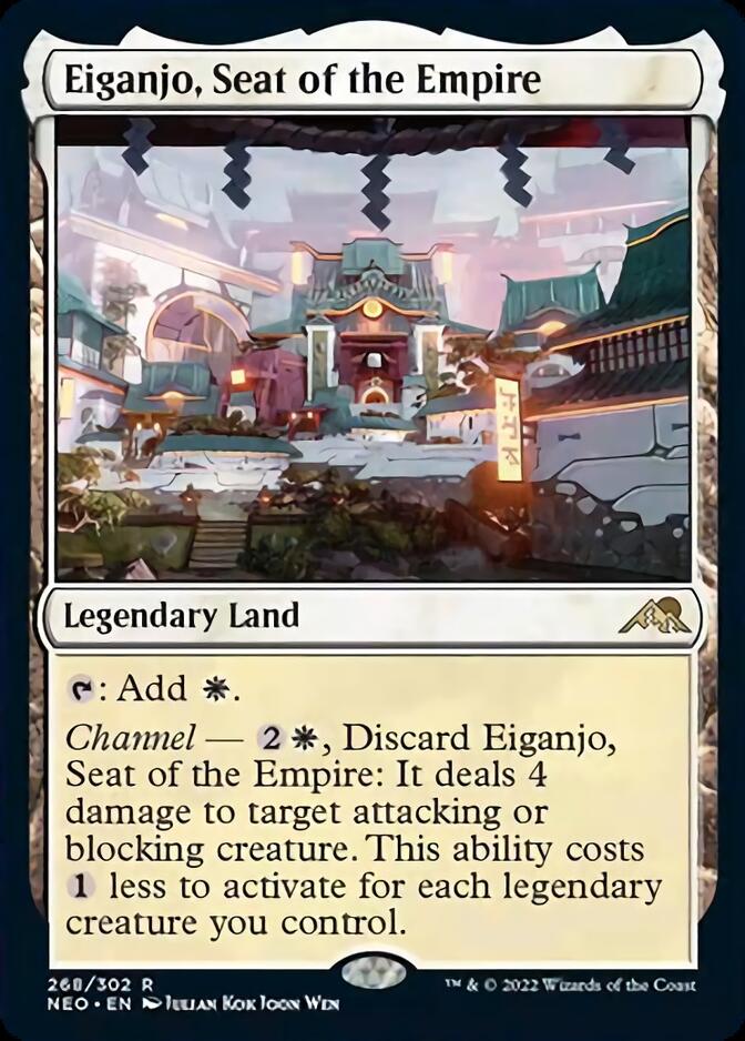 Eiganjo, Seat of the Empire [Kamigawa: Neon Dynasty] Magic: The Gathering