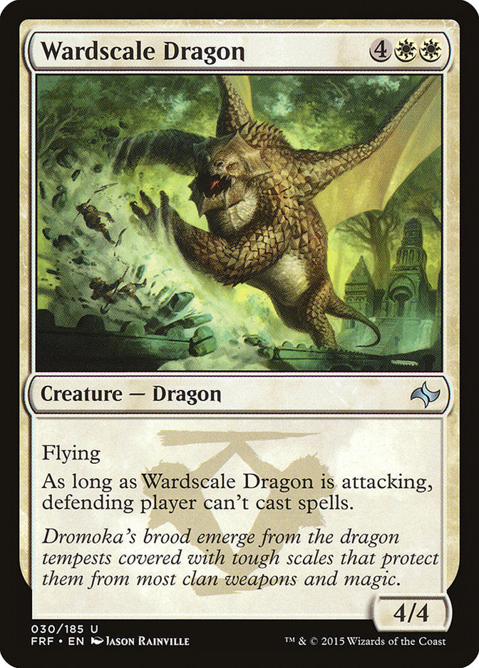 Wardscale Dragon [Fate Reforged] Magic: The Gathering