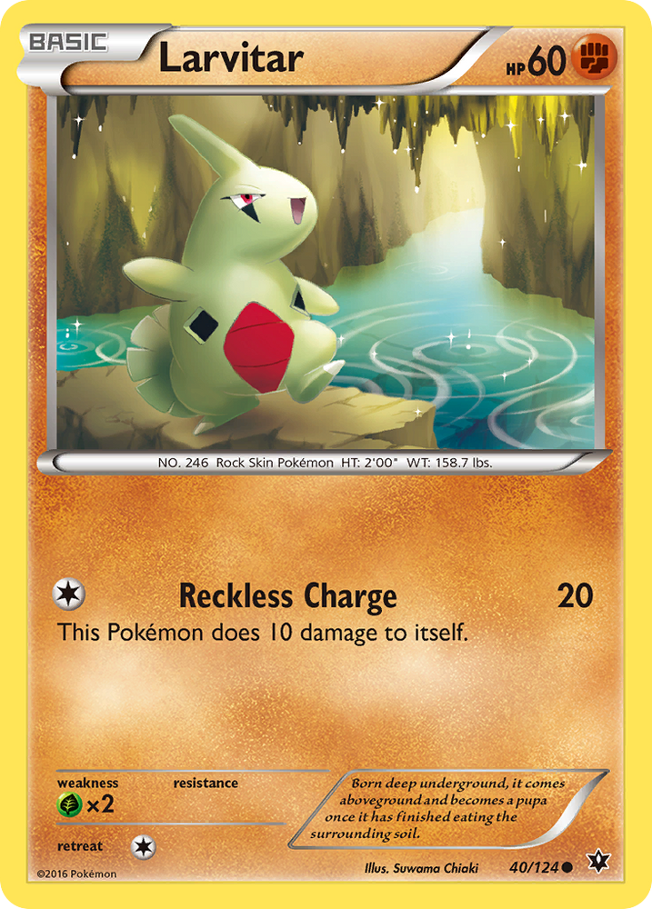 Larvitar (40/124) [XY: Fates Collide] Pokémon