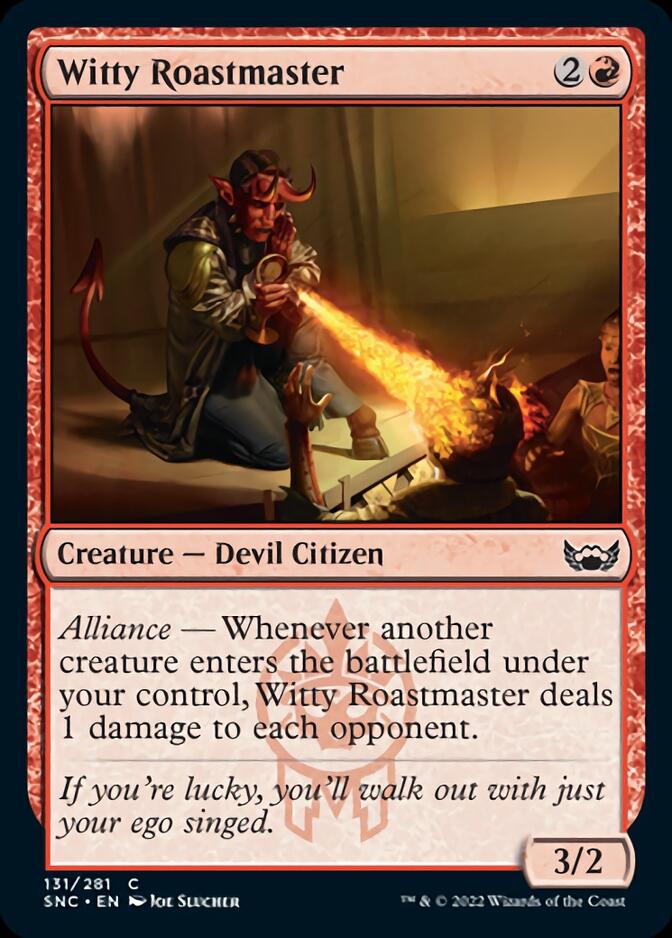 Witty Roastmaster [Streets of New Capenna] Magic: The Gathering