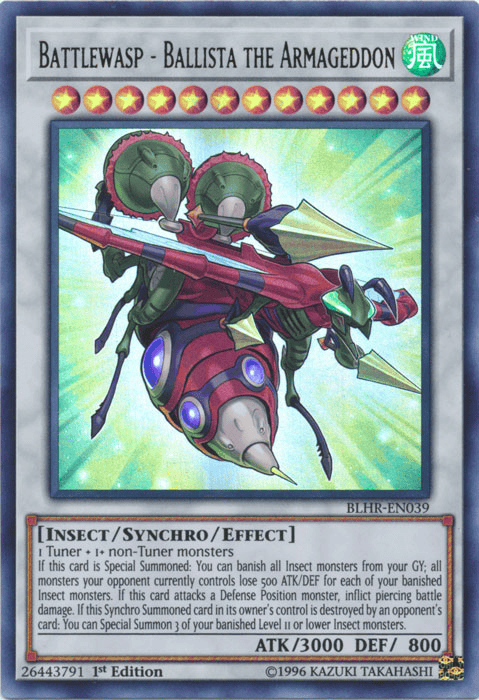 Battlewasp - Ballista the Armageddon [BLHR-EN039] Ultra Rare - Yugioh Cards For Your TCG Needs!