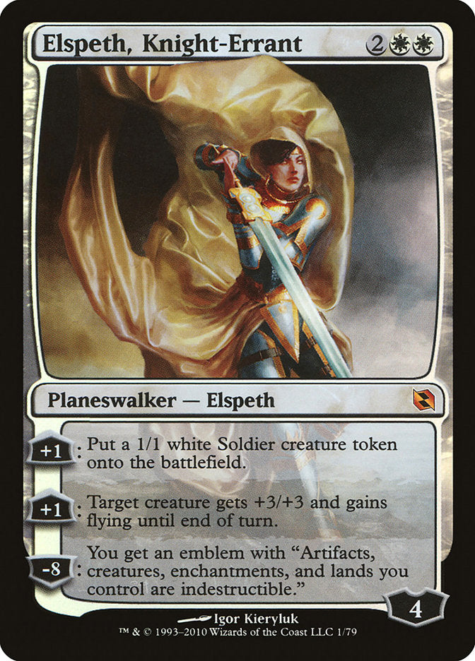 Elspeth, Knight-Errant [Duel Decks: Elspeth vs. Tezzeret] Magic: The Gathering