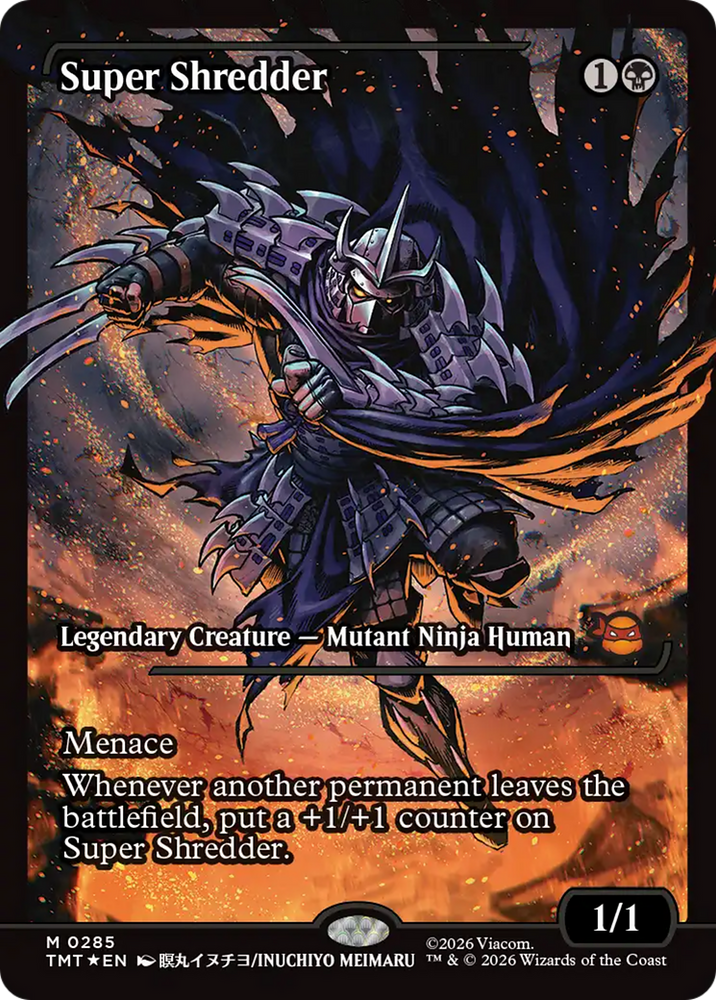 Super Shredder (Showcase) [Teenage Mutant Ninja Turtles] Magic: The Gathering