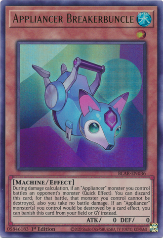 Appliancer Breakerbuncle [BLAR-EN036] Ultra Rare - Yugioh Cards For Your TCG Needs!