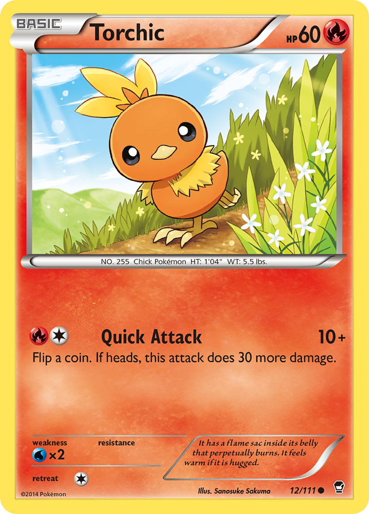 Torchic (12/111) [XY: Furious Fists] Pokémon