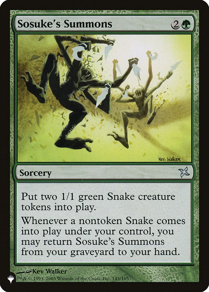 Sosuke's Summons [The List] Magic: The Gathering