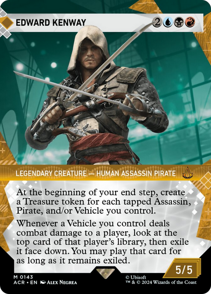 Edward Kenway (Showcase) [Assassin's Creed] Magic: The Gathering