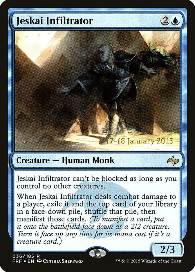 Jeskai Infiltrator [Fate Reforged Prerelease Promos] Magic: The Gathering