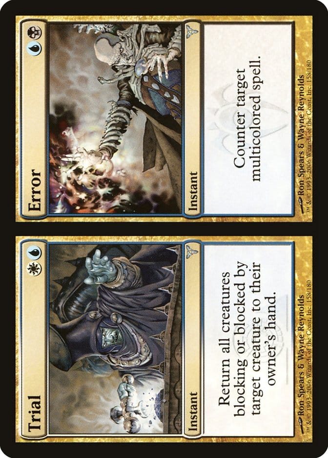Trial // Error [Dissension] Magic: The Gathering