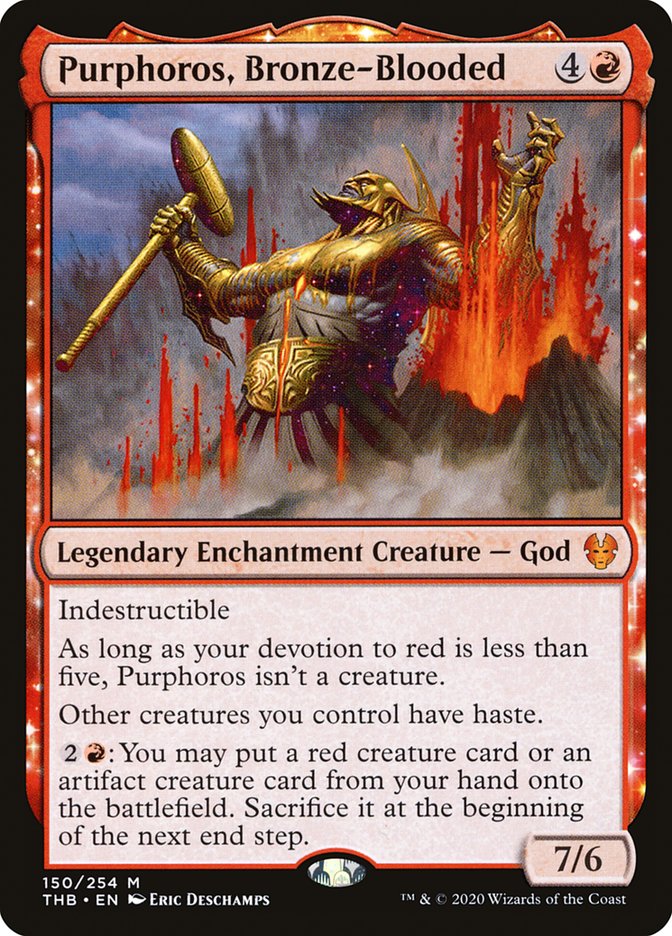 Purphoros, Bronze-Blooded [Theros Beyond Death] Magic: The Gathering