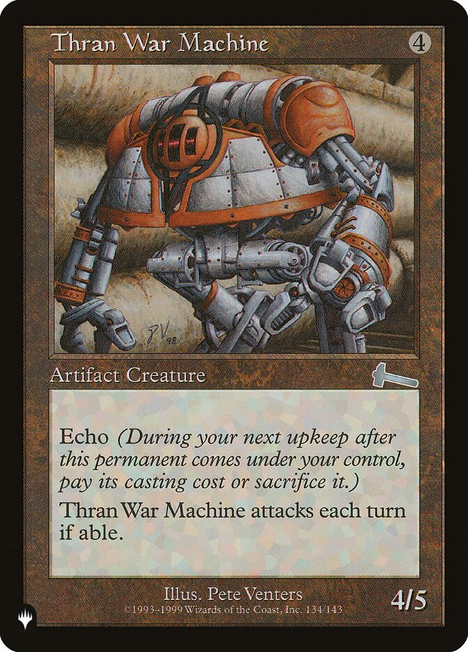 Thran War Machine [The List] Magic: The Gathering