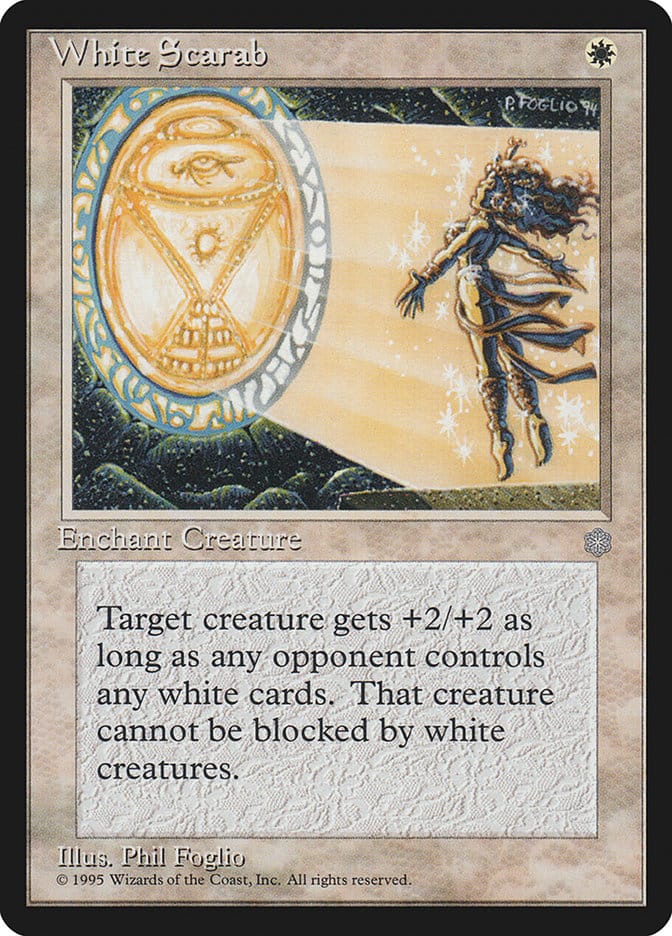 White Scarab [Ice Age] Magic: The Gathering