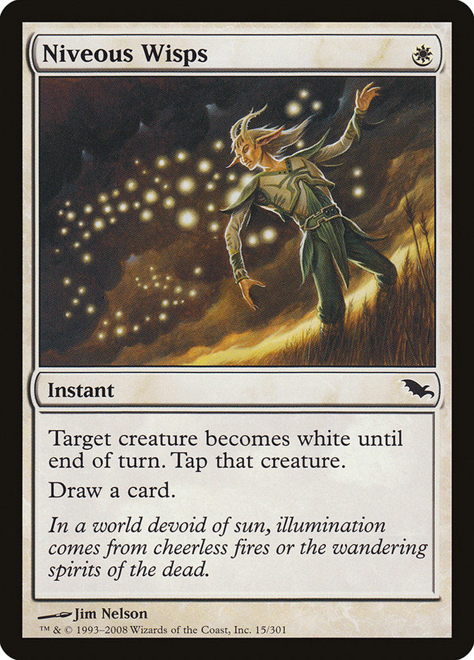 Niveous Wisps [Shadowmoor] Magic: The Gathering