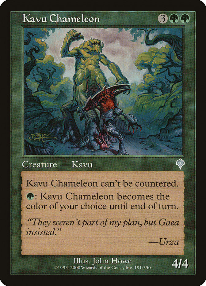 Kavu Chameleon [Invasion] Magic: The Gathering