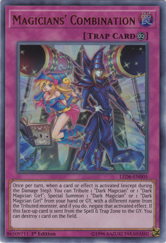 Magicians' Combination [LED6-EN005] Ultra Rare - Yugioh Cards For Your TCG Needs!