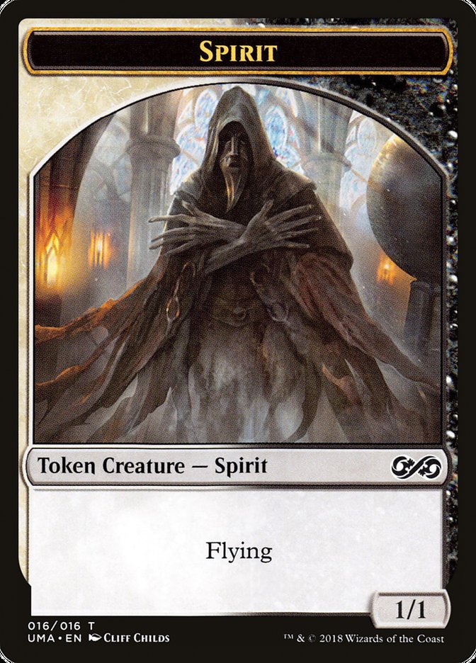 Spirit Token (016/016) [Ultimate Masters Tokens] Magic: The Gathering