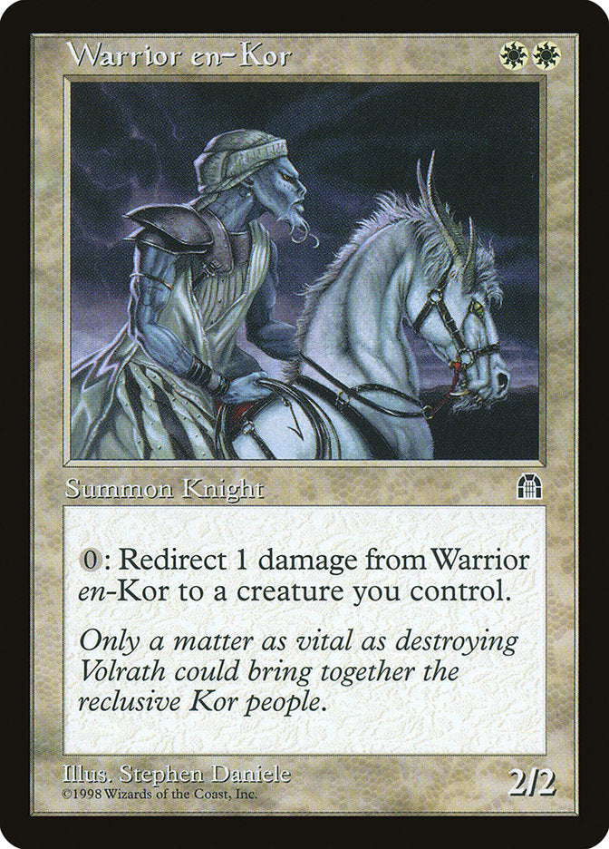 Warrior en-Kor [Stronghold] Magic: The Gathering