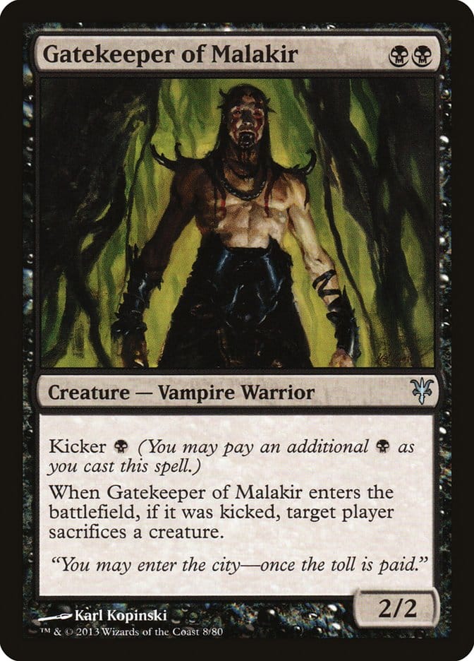 Gatekeeper of Malakir [Duel Decks: Sorin vs. Tibalt] Magic: The Gathering