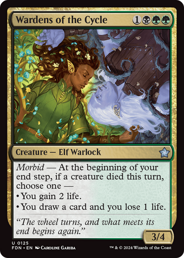 Wardens of the Cycle [Foundations] Magic: The Gathering