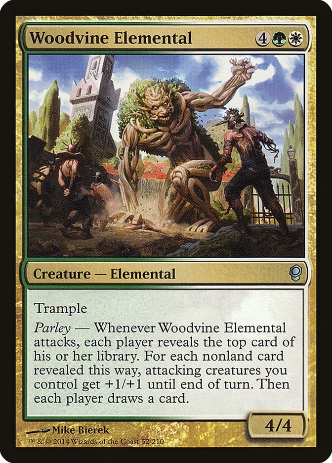 Woodvine Elemental [Conspiracy] Magic: The Gathering