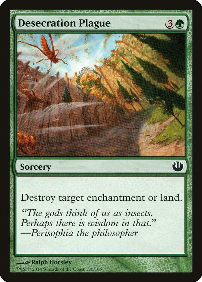 Desecration Plague [Journey into Nyx] Magic: The Gathering