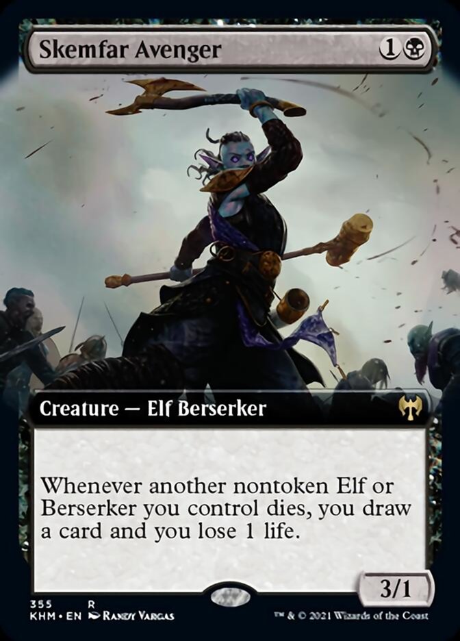 Skemfar Avenger (Extended Art) [Kaldheim] Magic: The Gathering