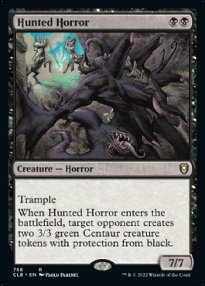 Hunted Horror [Commander Legends: Battle for Baldur's Gate] Magic: The Gathering