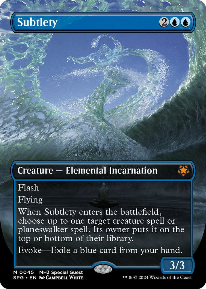 Subtlety (Borderless) [Modern Horizons 3 Special Guests] Magic: The Gathering