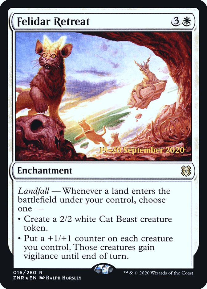 Felidar Retreat [Zendikar Rising Prerelease Promos] Magic: The Gathering