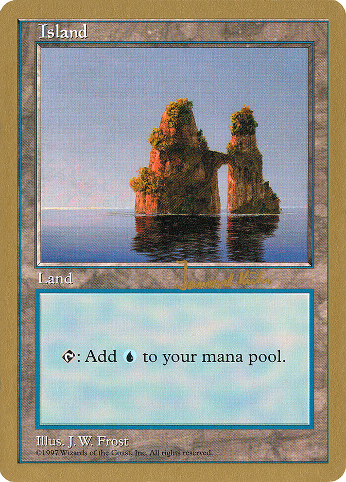Island (jk436) (Janosch Kuhn) [World Championship Decks 1997] Magic: The Gathering