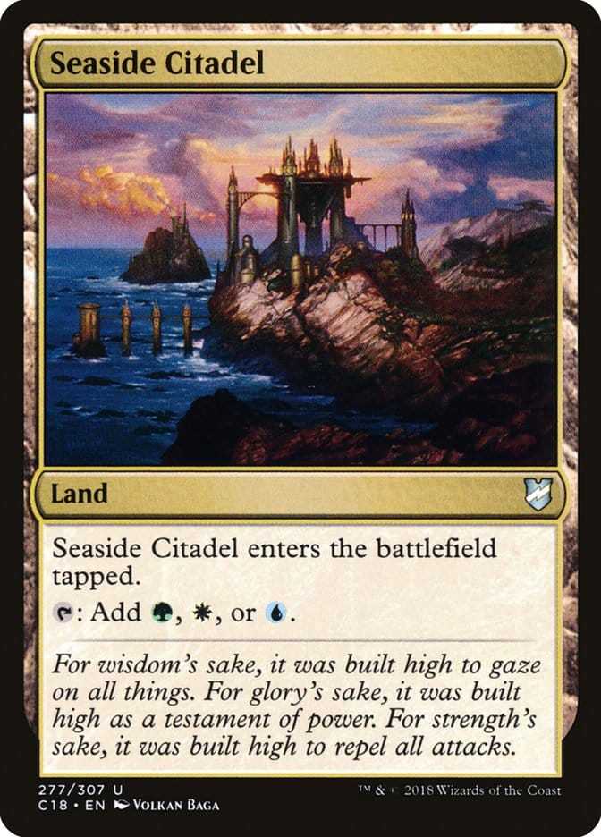 Seaside Citadel [Commander 2018] Magic: The Gathering