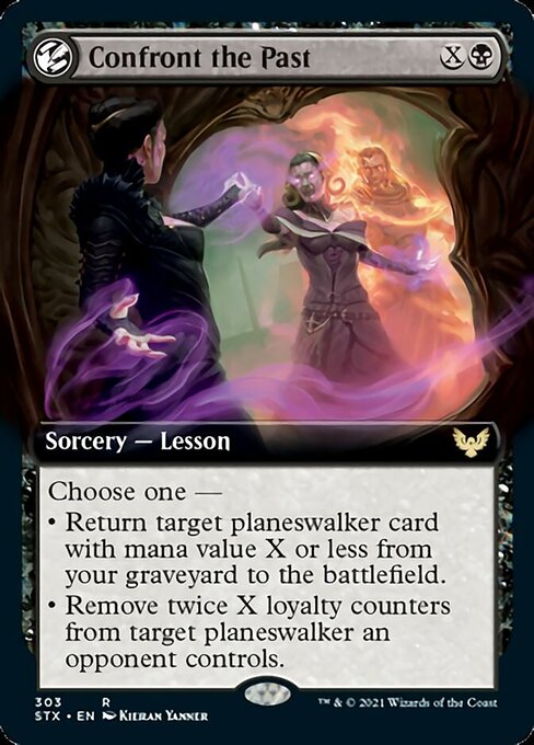 Confront the Past (Extended Art) [Strixhaven: School of Mages] Magic: The Gathering