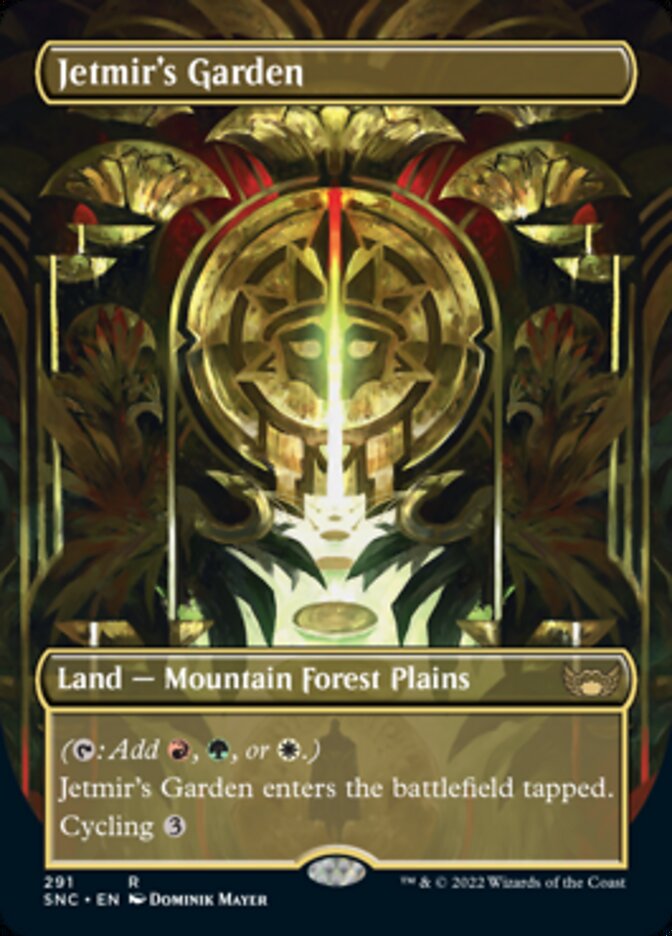 Jetmir's Garden (Borderless Alternate Art) [Streets of New Capenna] Magic: The Gathering
